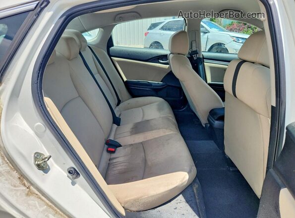 19XFC2F58GE052235 2016 HONDA CIVIC White Widok tylnych siedzeń