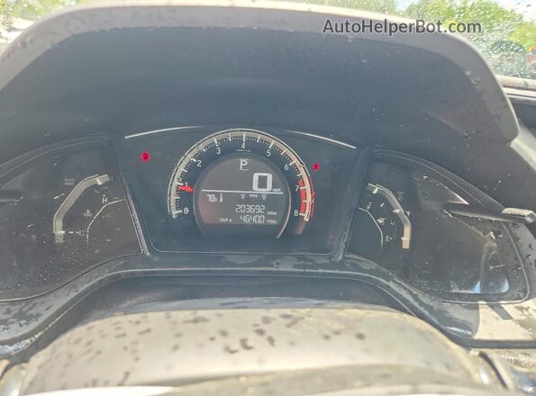 19XFC2F58GE052235 2016 HONDA CIVIC White Widok zestawu wskaźników