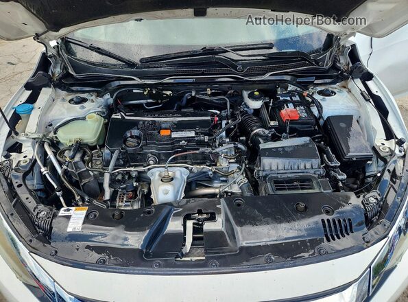 19XFC2F58GE052235 2016 HONDA CIVIC White Widok wnętrza z tyłu