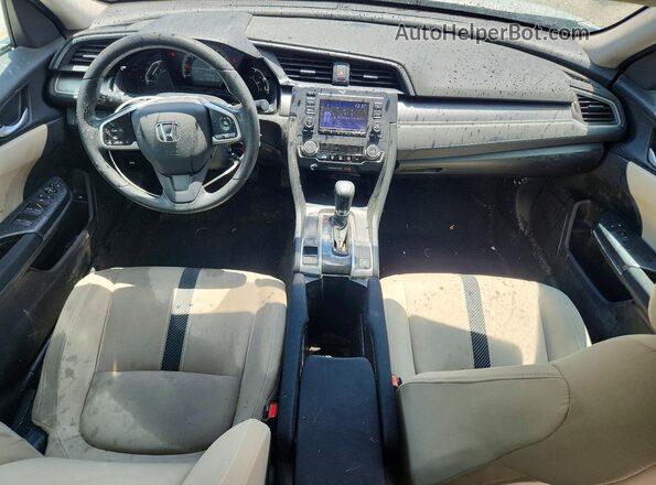 19XFC2F58GE052235 2016 HONDA CIVIC White Widok deski rozdzielczej