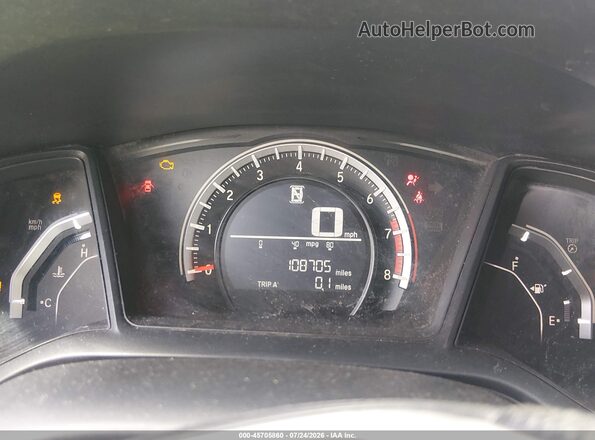 19XFC2F58GE056897 2016 HONDA CIVIC Dark Blue Հետևի նստատեղերի տեսք