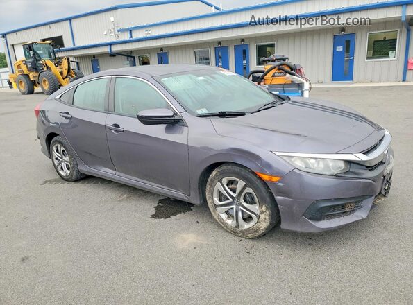19XFC2F58GE087258 2016 HONDA CIVIC Серый Передняя правая четверть
