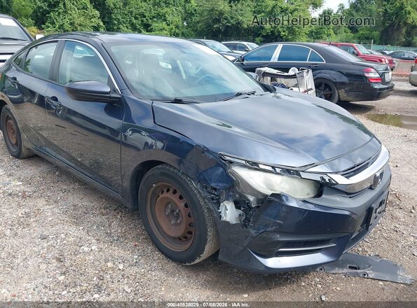 19XFC2F58GE202411 2016 HONDA CIVIC Gray Widok z przodu