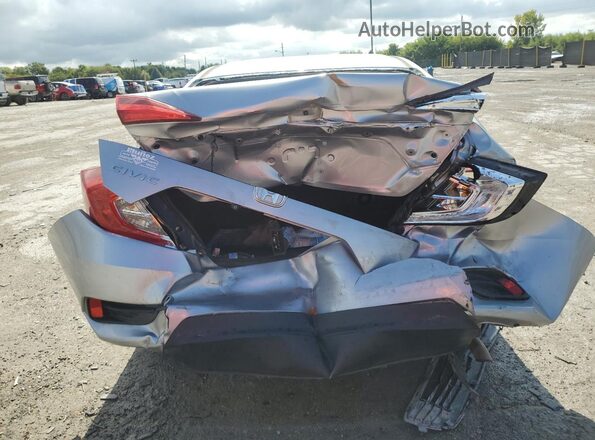 19XFC2F58HE009550 2017 HONDA CIVIC Silver უკანა ხედი