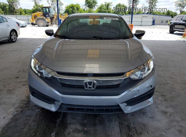 19XFC2F58HE016627 2017 HONDA CIVIC Gray Widok z przodu