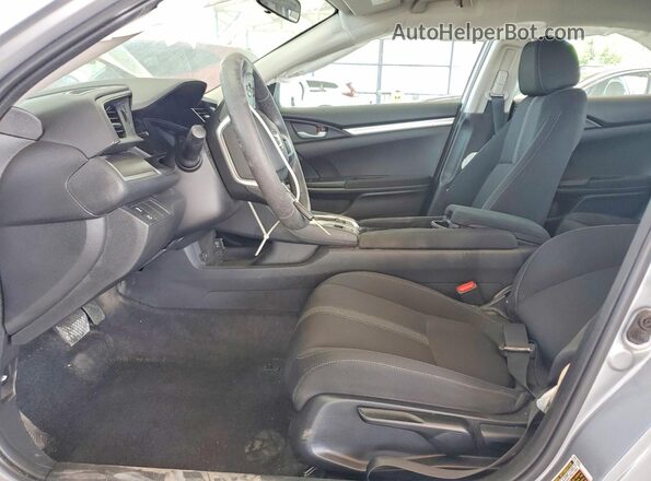 19XFC2F58HE016627 2017 HONDA CIVIC Gray Widok wnętrza z przodu