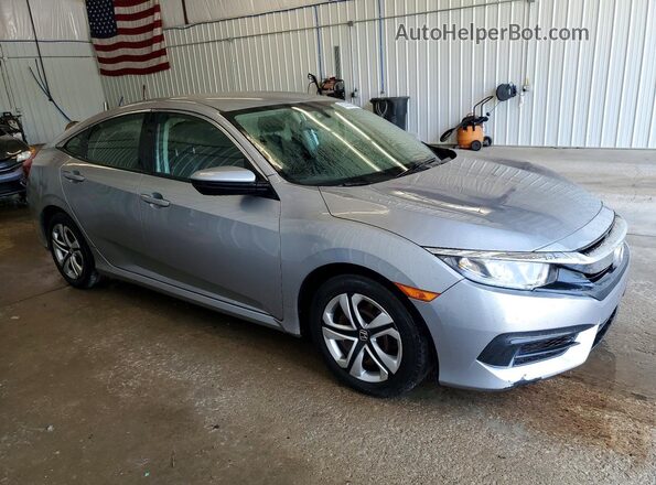 19XFC2F58HE038322 2017 HONDA CIVIC Silver Przód prawy