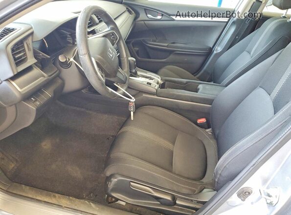 19XFC2F58HE038322 2017 HONDA CIVIC Silver Widok wnętrza z przodu