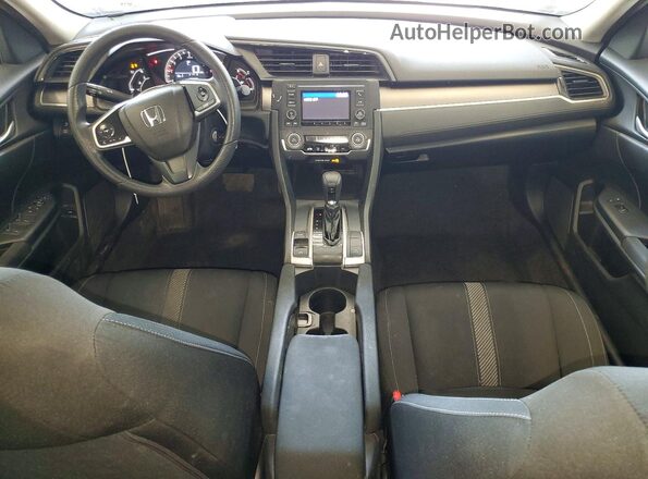 19XFC2F58HE038322 2017 HONDA CIVIC Silver Widok deski rozdzielczej