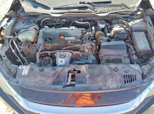 19XFC2F58HE043388 2017 HONDA CIVIC Black Widok wnętrza z tyłu