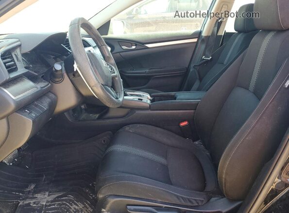 19XFC2F58HE043388 2017 HONDA CIVIC Black Widok wnętrza z przodu