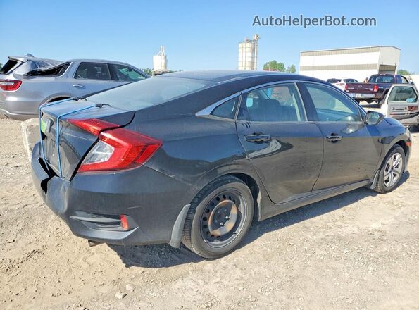 19XFC2F58HE043388 2017 HONDA CIVIC Black Tył prawy
