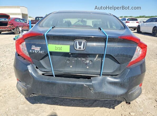 19XFC2F58HE043388 2017 HONDA CIVIC Black Widok z tyłu