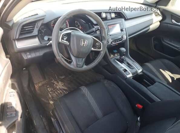 19XFC2F58HE043388 2017 HONDA CIVIC Black Widok deski rozdzielczej