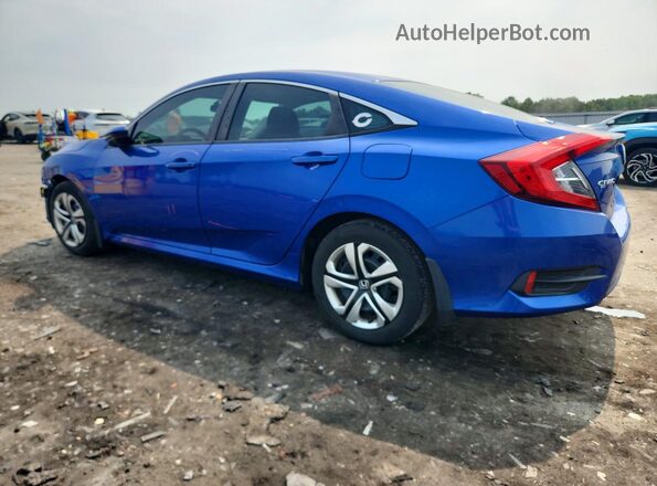 19XFC2F58HE075306 2017 HONDA CIVIC Blue Trasero izquierdo