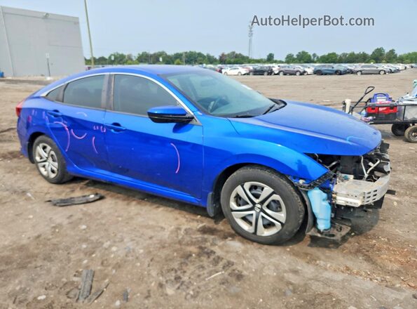 19XFC2F58HE075306 2017 HONDA CIVIC Blue Delantero derecho