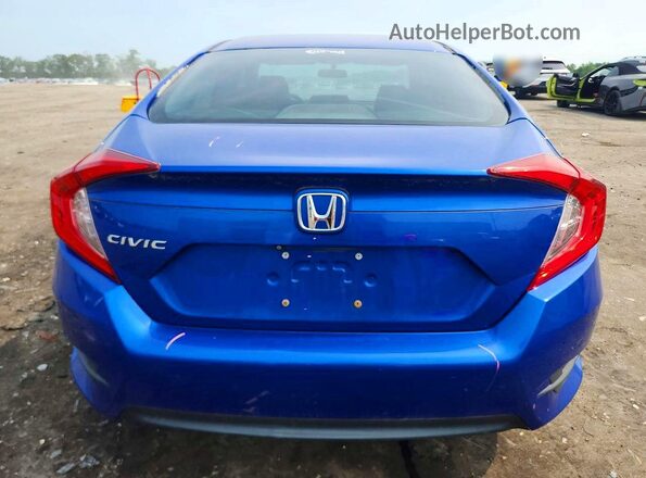 19XFC2F58HE075306 2017 HONDA CIVIC Blue Vista trasera