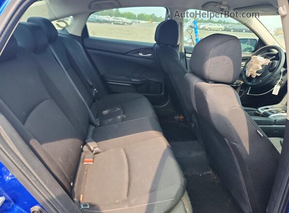 19XFC2F58HE075306 2017 HONDA CIVIC Blue Vista de los asientos traseros
