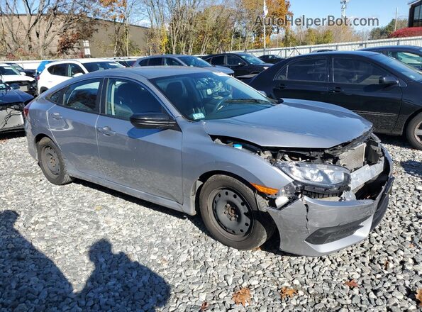 19XFC2F58HE204242 2017 HONDA CIVIC Silver Передня права чверть