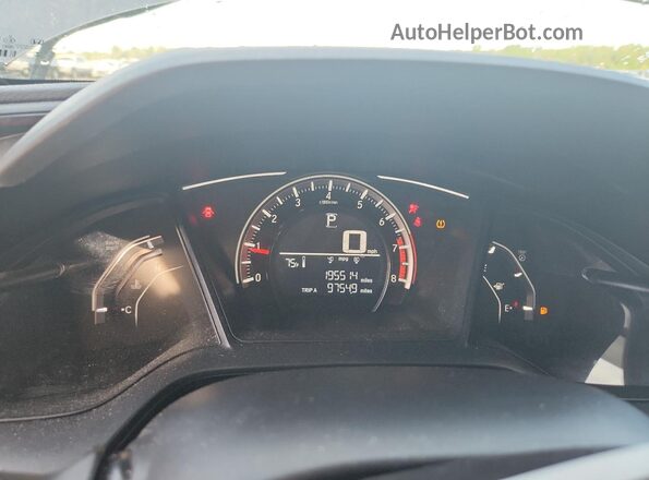 19XFC2F58JE005830 2018 HONDA CIVIC Black Սարքավորումների վահանակի տեսք