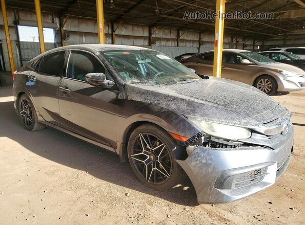 19XFC2F59GE012276 2016 HONDA CIVIC Gray Przód prawy