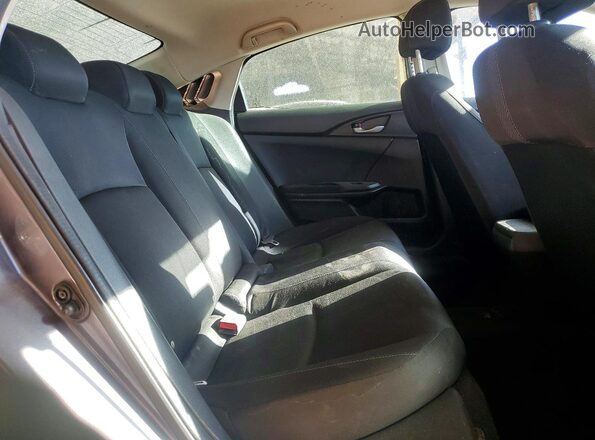 19XFC2F59GE012276 2016 HONDA CIVIC Gray Widok tylnych siedzeń