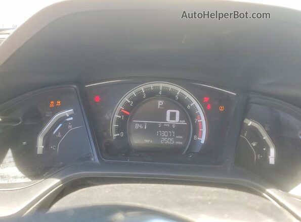 19XFC2F59GE026114 2016 HONDA CIVIC Gray Vista del cuadro de instrumentos