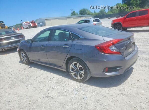 19XFC2F59GE026114 2016 HONDA CIVIC Gray Trasero izquierdo