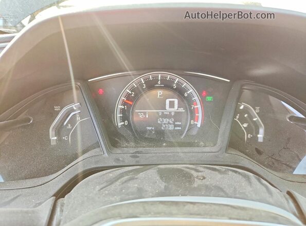 19XFC2F59GE029403 2016 HONDA CIVIC Black Vista del cuadro de instrumentos