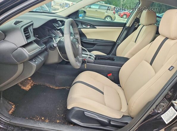 19XFC2F59GE043026 2016 HONDA CIVIC Черный Вид салона спереди