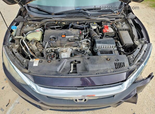 19XFC2F59GE043026 2016 HONDA CIVIC Черный Вид задней части салона