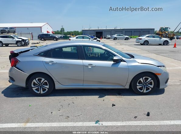 19XFC2F59GE046900 2016 HONDA CIVIC Gray Widok wnętrza z tyłu