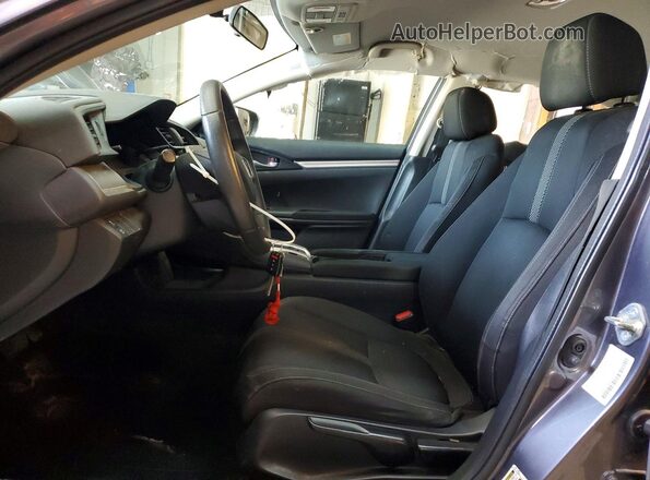 19XFC2F59GE055970 2016 HONDA CIVIC Gray Widok wnętrza z przodu