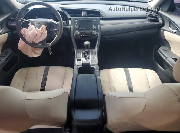 19XFC2F59GE077130 2016 HONDA CIVIC White Вид панелі приладів