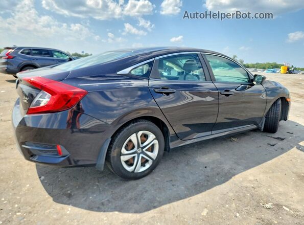 19XFC2F59GE089830 2016 HONDA CIVIC Black უკანა მარჯვენა