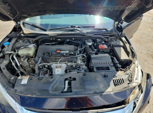 19XFC2F59GE089830 2016 HONDA CIVIC Black უკანა სალონის ხედი