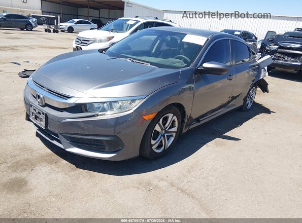 19XFC2F59GE097281 2016 HONDA CIVIC Gray Передня ліва чверть