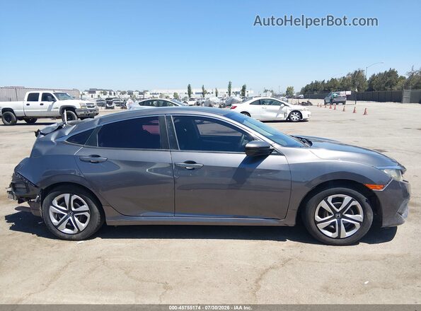 19XFC2F59GE097281 2016 HONDA CIVIC Gray Вид щитка приладів