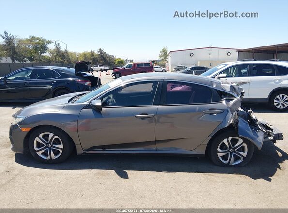 19XFC2F59GE097281 2016 HONDA CIVIC Gray Вид задньої частини салону