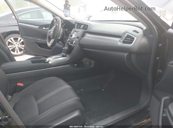 19XFC2F59GE212610 2016 HONDA CIVIC Black Widok wnętrza z przodu