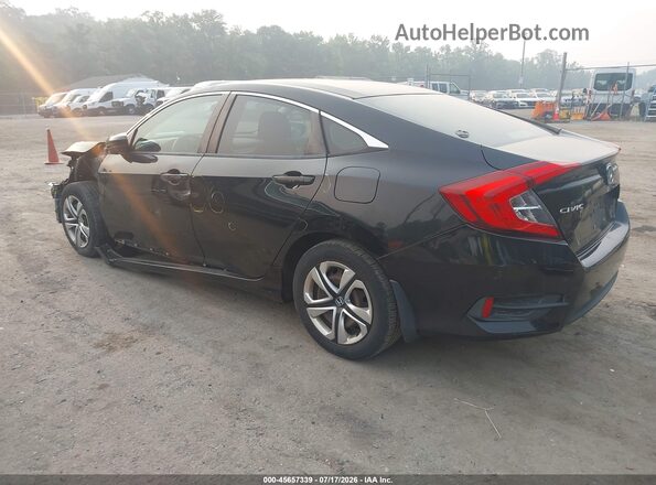 19XFC2F59GE212610 2016 HONDA CIVIC Black Tył lewy