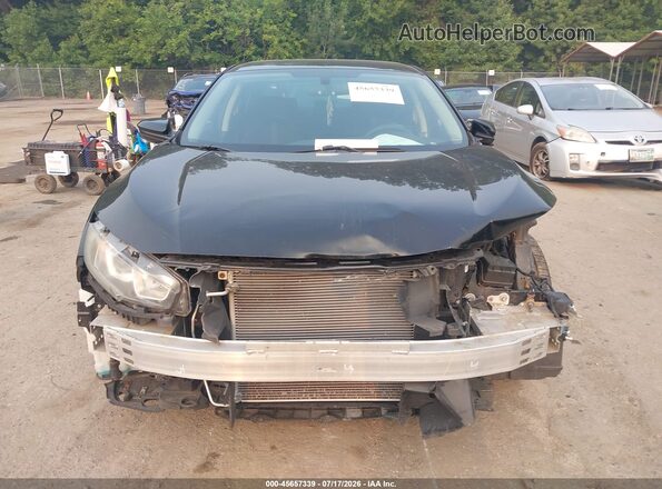 19XFC2F59GE212610 2016 HONDA CIVIC Black Widok wnętrza z tyłu