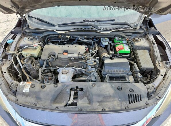 19XFC2F59HE023862 2017 HONDA CIVIC Gray უკანა სალონის ხედი