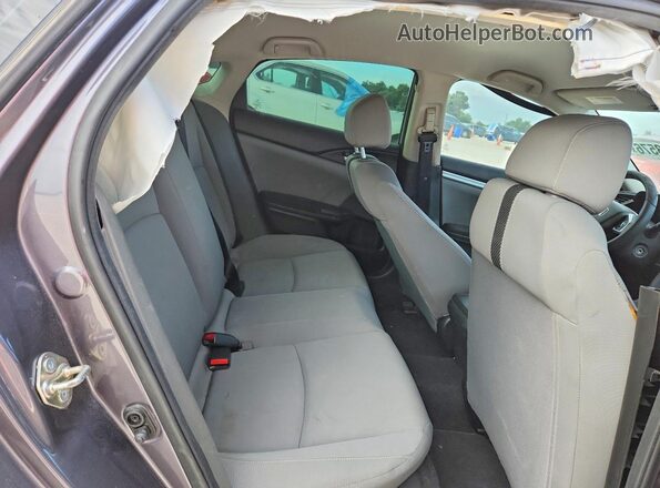 19XFC2F59HE023862 2017 HONDA CIVIC Gray უკანა სავარძლების ხედი