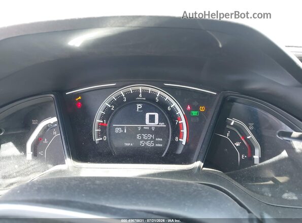 19XFC2F59HE041276 2017 HONDA CIVIC White Вид задніх сидінь