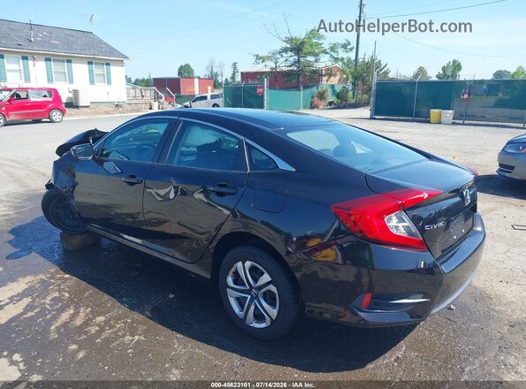 19XFC2F59HE056733 2017 HONDA CIVIC Black უკანა მარცხენა