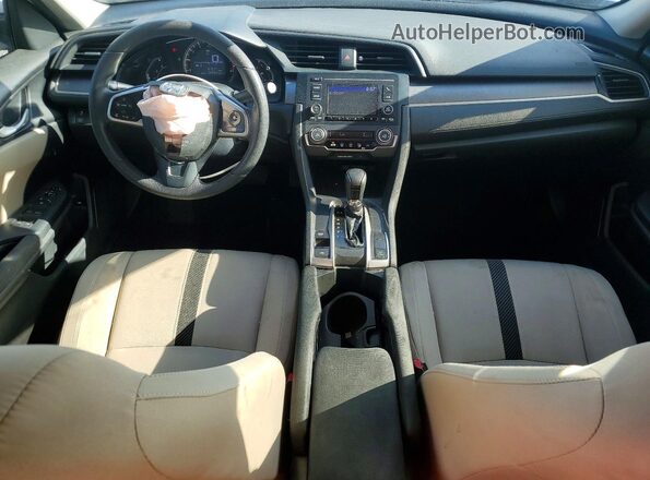 19XFC2F59HE057896 2017 HONDA CIVIC White Widok deski rozdzielczej