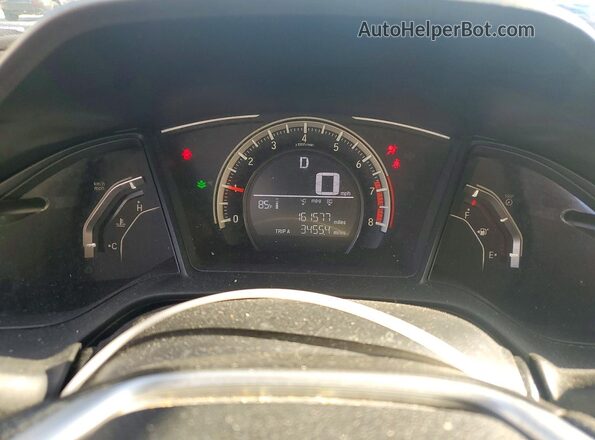 19XFC2F59HE057896 2017 HONDA CIVIC White Widok zestawu wskaźników