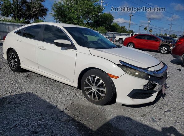 19XFC2F59HE057896 2017 HONDA CIVIC White Przód prawy