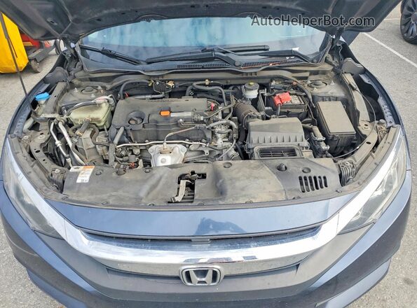 19XFC2F59HE060815 2017 HONDA CIVIC Blue Rear interior view
